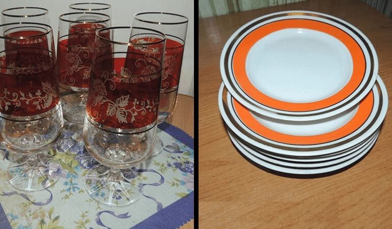 Назад в СССР – Посуда, которую доставали наши бабушки из серванта для сервировки стола…